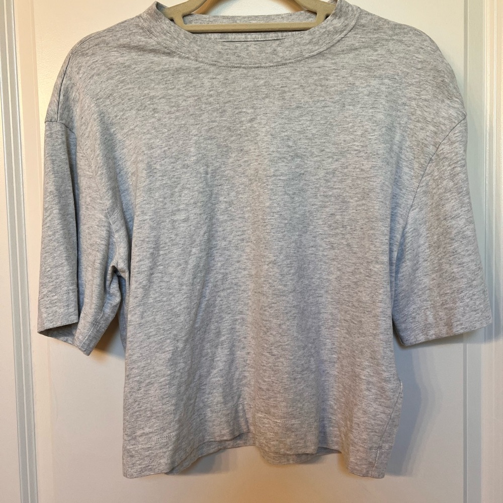 Abercrombie & Fitch Gray Boxy Short Sleeve T-Shirt